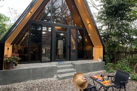 کلبه سوئیسی جکوزی دار در وشمه سرا ماسال