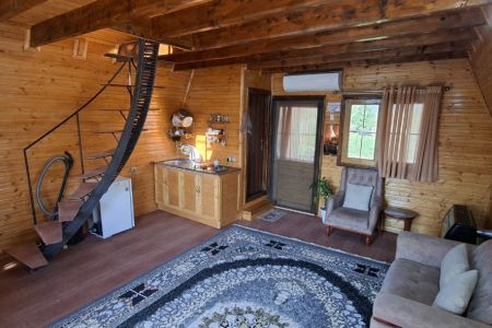 کلبه سوئیسی جکوزی دار رو به دریاچه در لفور