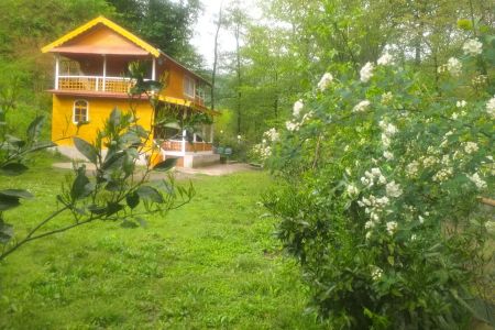 کلبه چوبی در شاندرمن - امام زاده شفیع