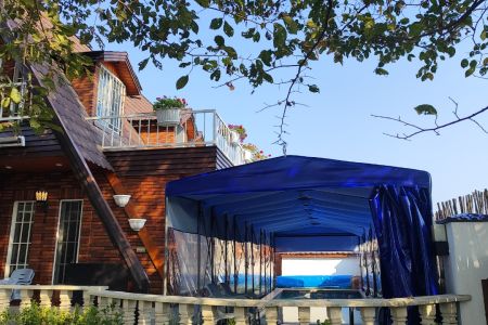 ویلای استخردار کنار شالیزار در فومن - خلیل سرا