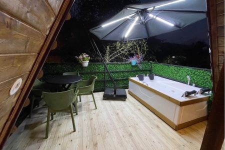 کلبه سوئیسی جکوزی دار در ماسال - سراکه