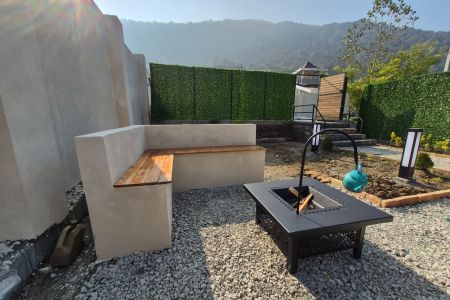 کلبه چوبی جکوزی دار در هچیرود - سرچشمه