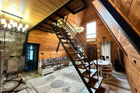 کلبه سوئیسی با جکوزی در بابلکنار - شیردارکلا