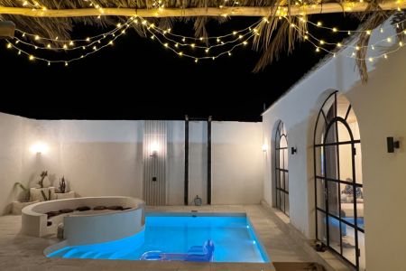 ویلا استخردار با معماری خاص در قشم - طبل