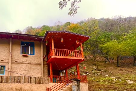 اجاره خانه روستایی با تراس در ماسال - شالماکوه