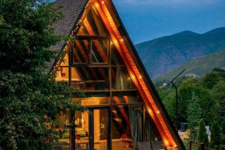 دهکده زانوس نوشهر - کلبه دوبلکس