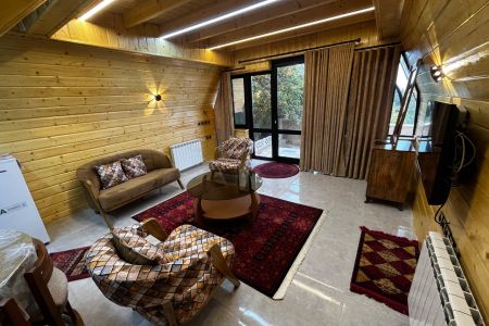 کلبه سوئیسی با جکوزی در رامسر - سخت سر