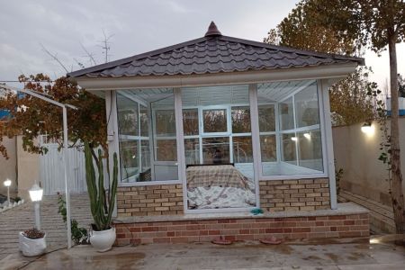 ویلا با حیاط و آلاچیق در ماهدشت