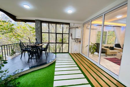 خانه یکخوابه رو به جنگل در جاده اسالم به خلخال