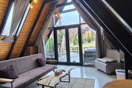 دهکده گردشگری زانوس نوشهر - کلبه فلت