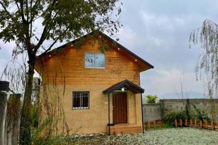 کلبه سوئیسی جکوزی دار در بابلکنار - گونه کلا