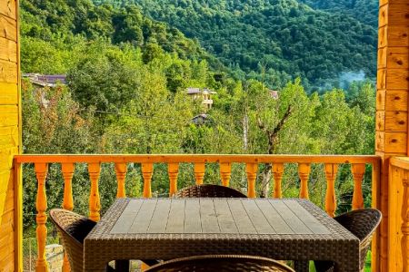 اجاره کلبه چوبی جکوزی دار در ماسال - ورمیه