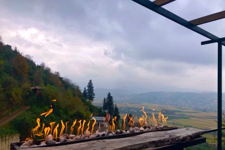 کلبه سوئیسی جکوزی دار در بابلکنار - بالف کلا