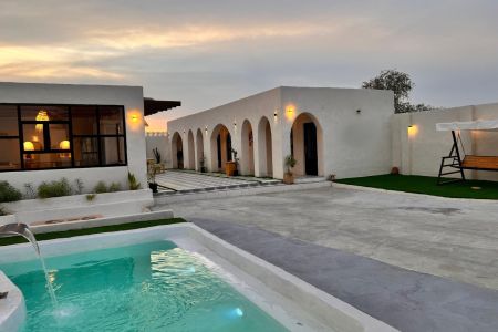 ویلا استخردار با معماری خاص در قشم - طبل