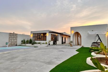 ویلا استخردار با معماری خاص در قشم - طبل