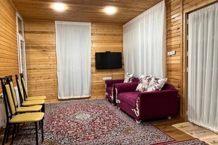 کلبه چوبی دوبلکس در طاسکوه