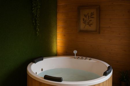 کلبه چوبی دوبلکس جکوزی دار در تالش - سراگاه