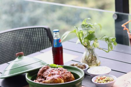 اتاق با چشم انداز کوه در آبچالکی لنگرود - دبل