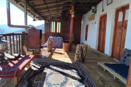 اجاره ویلا چوبی جنگلی در آلاشت با ویو زیبا