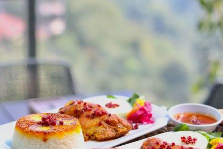 اتاق با چشم انداز کوه در آبچالکی لنگرود - دبل