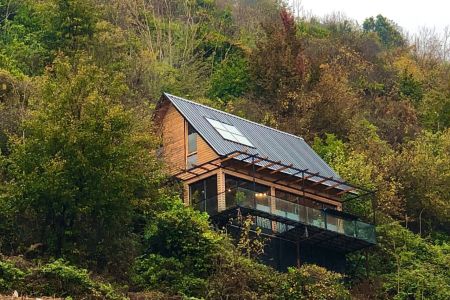 کلبه سوئیسی جکوزی دار در بابلکنار - بالف کلا