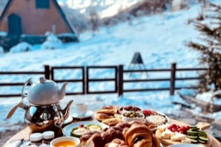 قرية زانوس نوشهر - كوخ دوبلكس