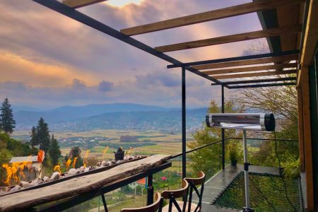 کلبه سوئیسی جکوزی دار در بابلکنار - بالف کلا