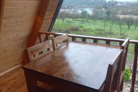 کلبه سوئیسی جکوزی دار در شیرگاه - درازکلا