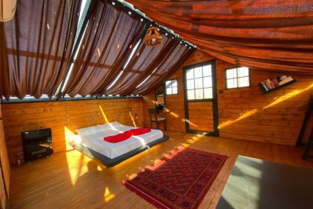 اجاره کلبه با سقف شیشه ای در خمام - بیج