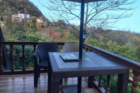 کلبه سوئیسی با جکوزی در رامسر - کوهرسرا