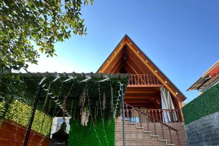 کلبه چوبی جکوزی دار در بابلکنار - کاردرکلا