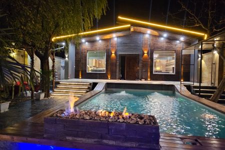 ویلا با استخر آبگرم در نظرآباد - تنکمان