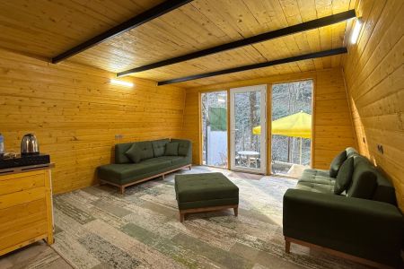 کلبه سوئدی جکوزی دار در لفور - امام کلا