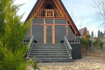 کلبه سوئیسی جکوزی دار در شیرگاه - درازکلا