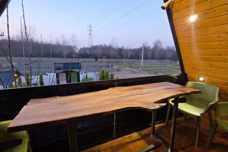 کلبه سوئیسی جکوزی دار در چمستان - آهو دشت