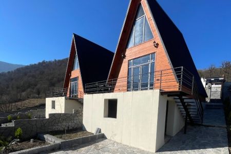 کلبه سوئیسی با ویو کوه در چمستان - لاویج