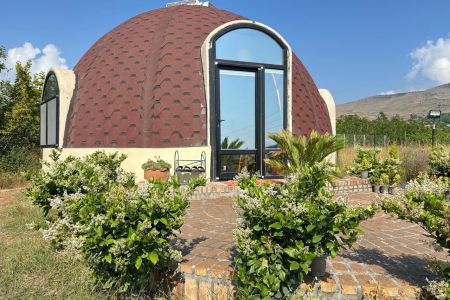 کلبه چوبی گنبدی در مرزن آباد - سنار سفلی