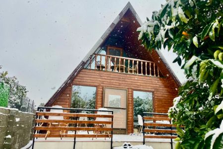 کلبه سوئیسی جکوزی دار کنار رودخانه در بابلکنار