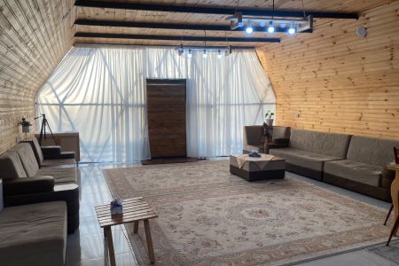 کلبه چوبی در قروق