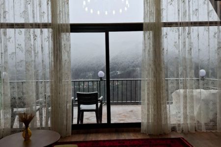 کلبه سوئیسی با جکوزی در رامسر - لرسانور