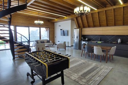 کلبه سوئیسی با ویو کوه و شهر در اربه کله