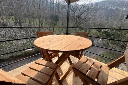 کلبه با چشم انداز جنگل در شیرگاه - کاردرکلا