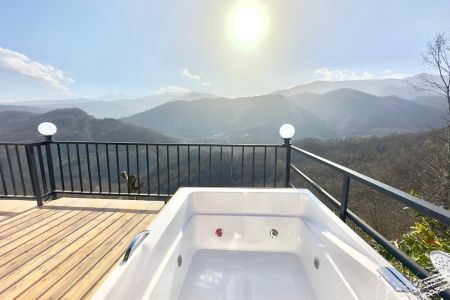 کلبه سوئیسی با جکوزی در رامسر - لرسانور