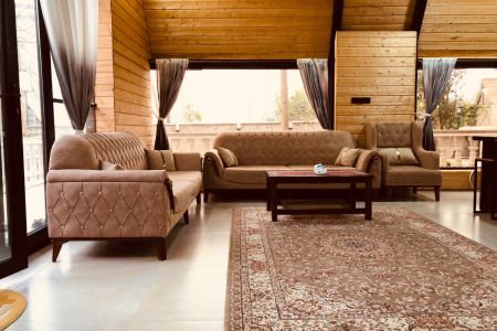 کلبه سوئیسی جکوزی دار در بندرانزلی - طالب آباد