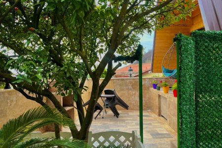 کلبه سوئیسی با جکوزی در رامسر - سخت سر