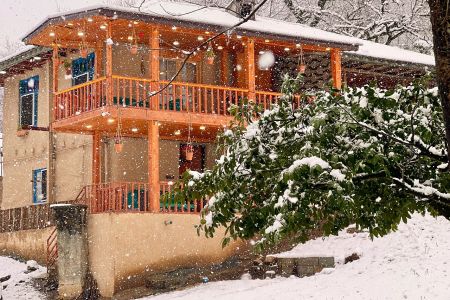 خانه روستایی با تراس در ماسال - شالماکوه