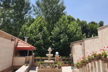 خانه کنار زاینده رود در باغ بهادران -چم حیدر- ط۱