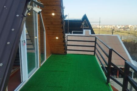 کلبه با نمای چوبی در ماسال