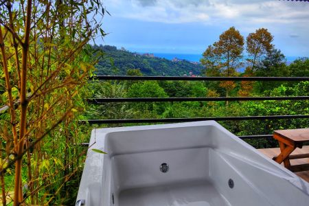 کلبه سوئیسی جکوزی دار در رامسر - لرسانور