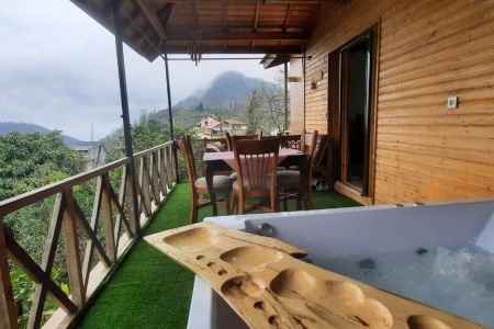 ویلا جنگلی جکوزی دار در رامسر - کلیج کوه